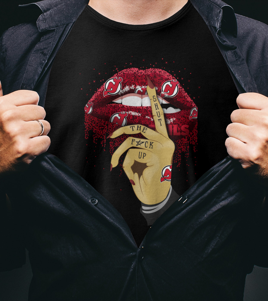 Shut Up Lip New Jersey Devils Fans T-Shirt