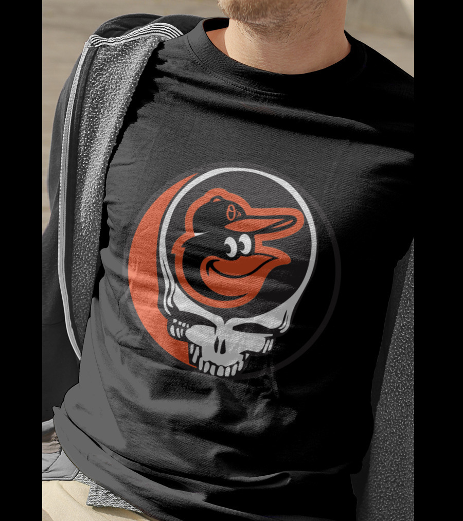 Grateful Dead Steal Your Face Baltimore Orioles Mashup T-Shirt