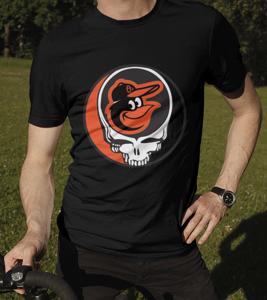 Grateful Dead Steal Your Face Baltimore Orioles Mashup T-Shirt