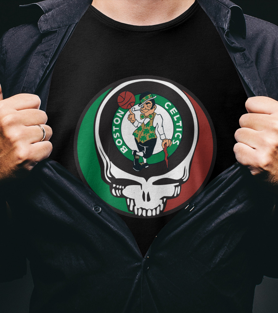Boston Celtics Grateful Dead Collaboration T-Shirt