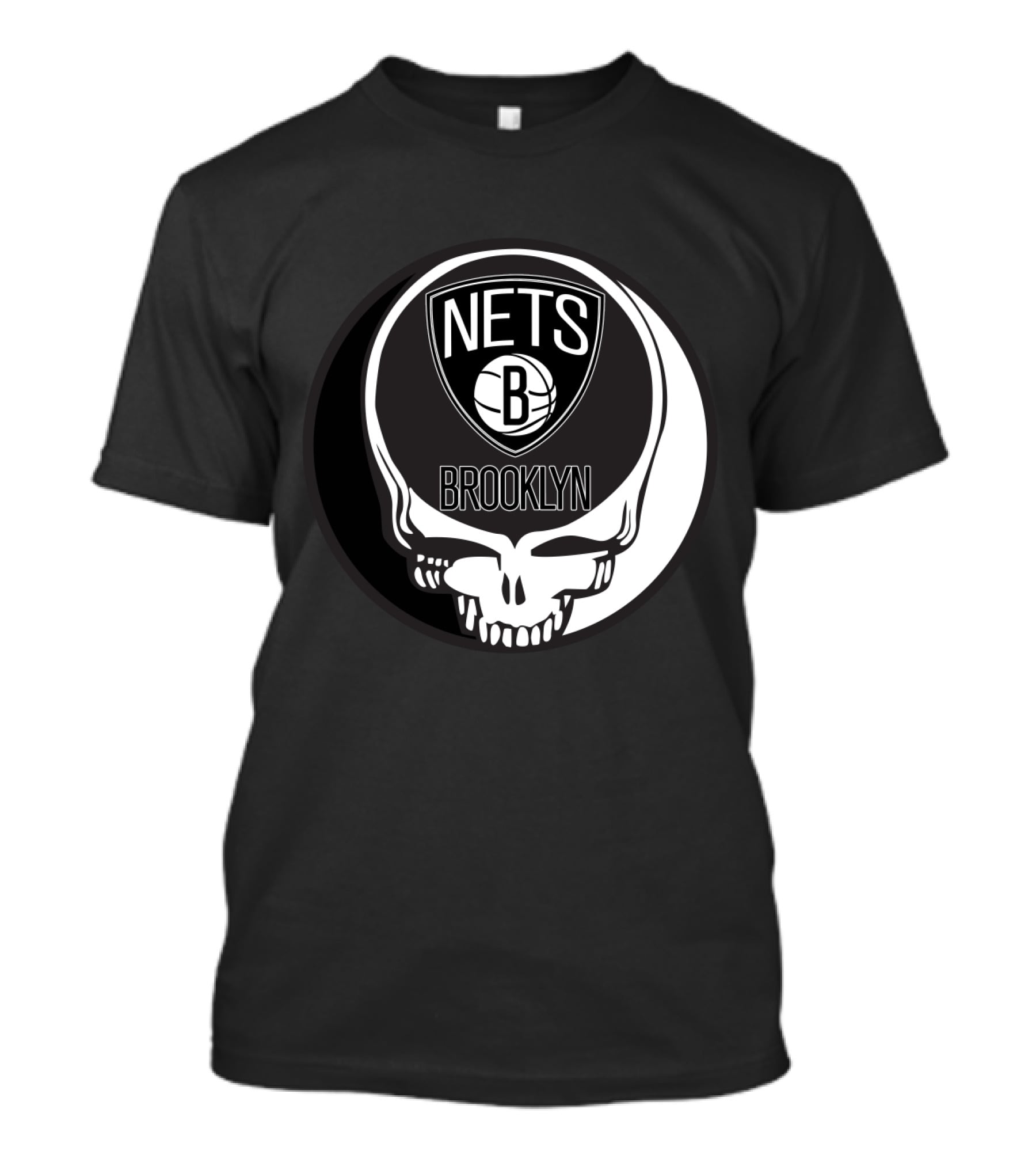 Brooklyn Nets Grateful Dead Skull T-Shirt