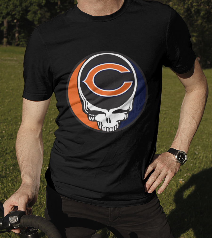 Grateful Dead Chicago Bears Skull T-Shirt