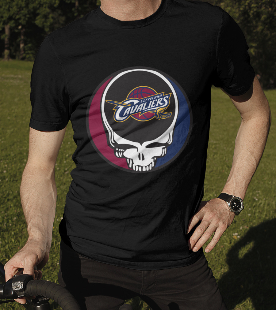 Cleveland Cavaliers Grateful Dead Skull T-Shirt