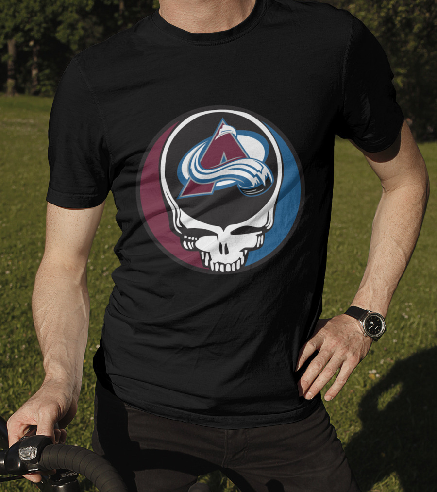 Colorado Avalanche Grateful Dead Steal Your Face Hockey Fan T-Shirt