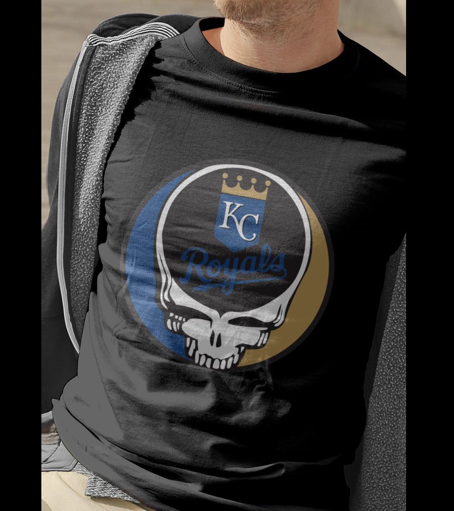 Kansas City Royals Grateful Dead Steal Your Face T-Shirt