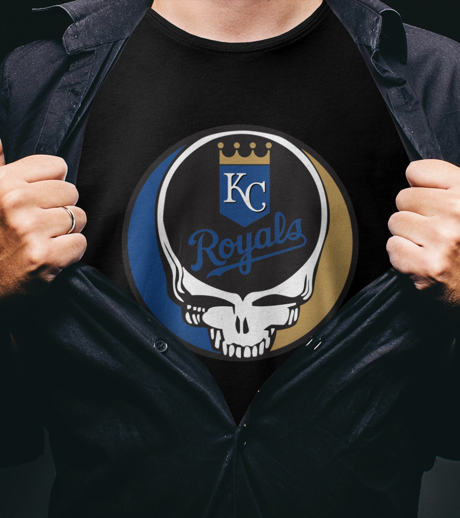 Kansas City Royals Grateful Dead Steal Your Face T-Shirt