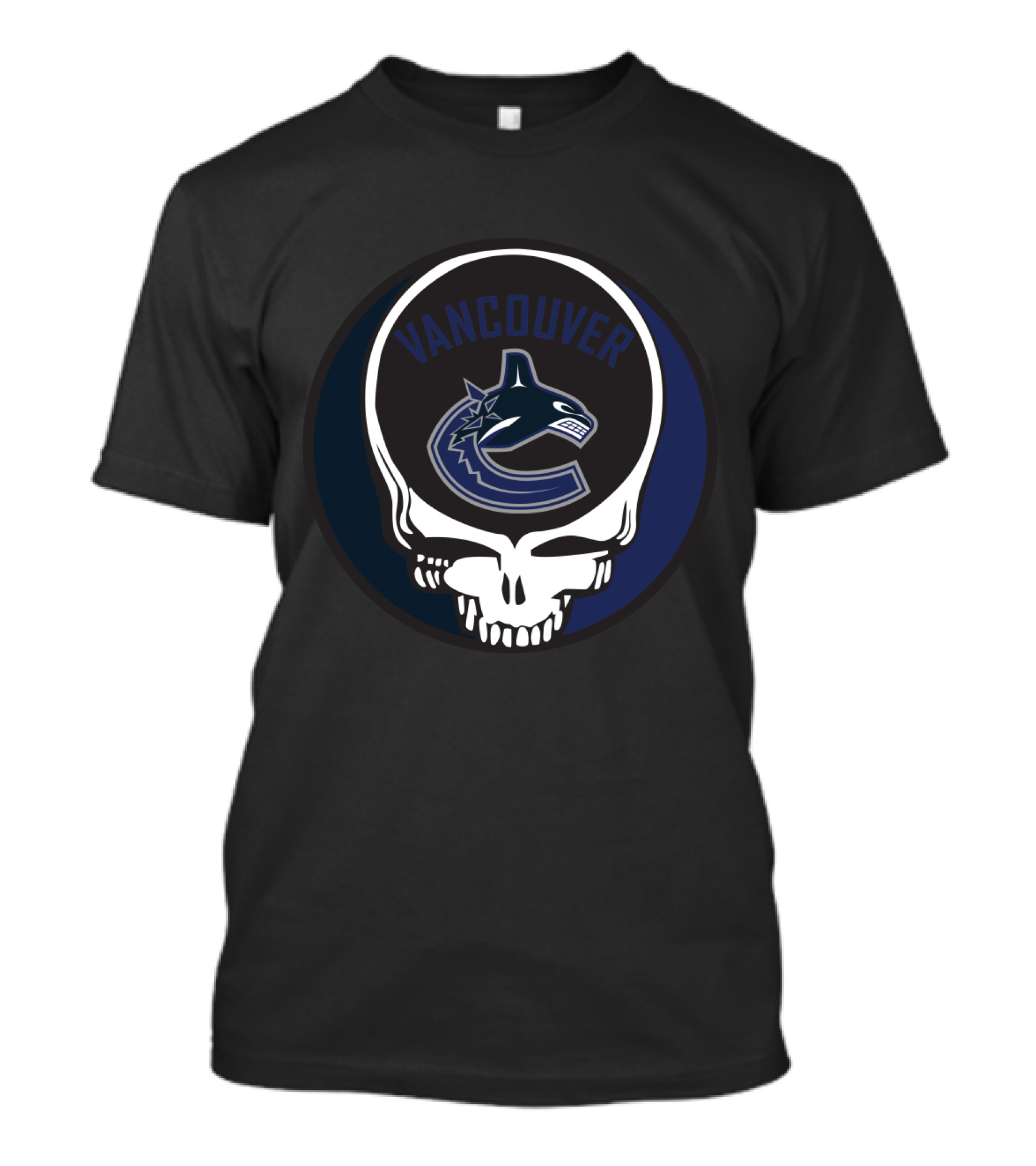 Vancouver Canucks Grateful Dead Steal Your Face Fan T-Shirt
