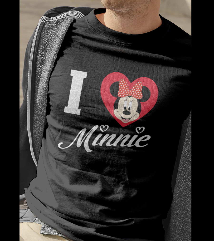 I Heart Minnie Mouse Bow Polka Dot Magic T-Shirt