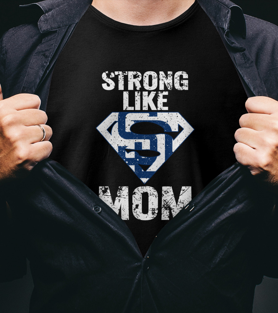 Strong Like Mom San Diego Padres Superman T-Shirt