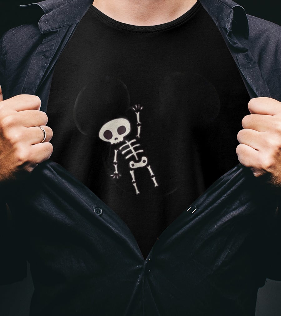 Skeleton Mickey Halloween T T-Shirt