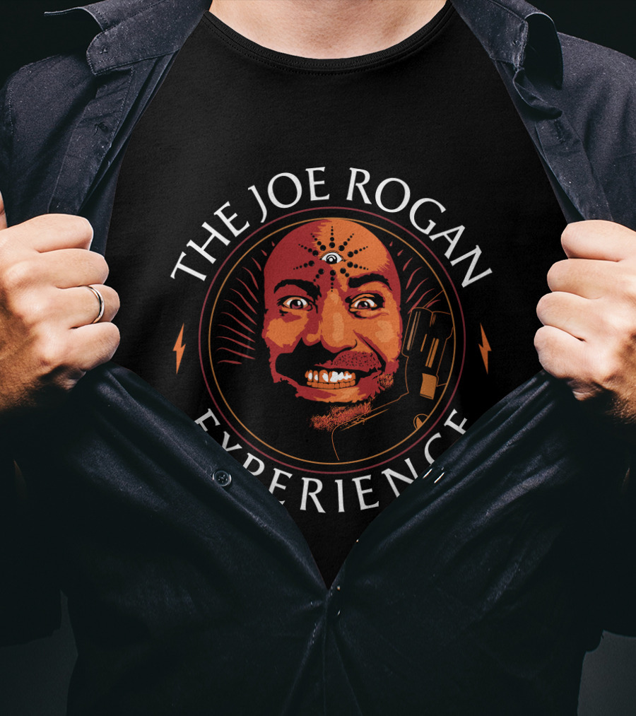 The Joe Rogan Experience Smiling Third Eye Headphones T-Shirt
