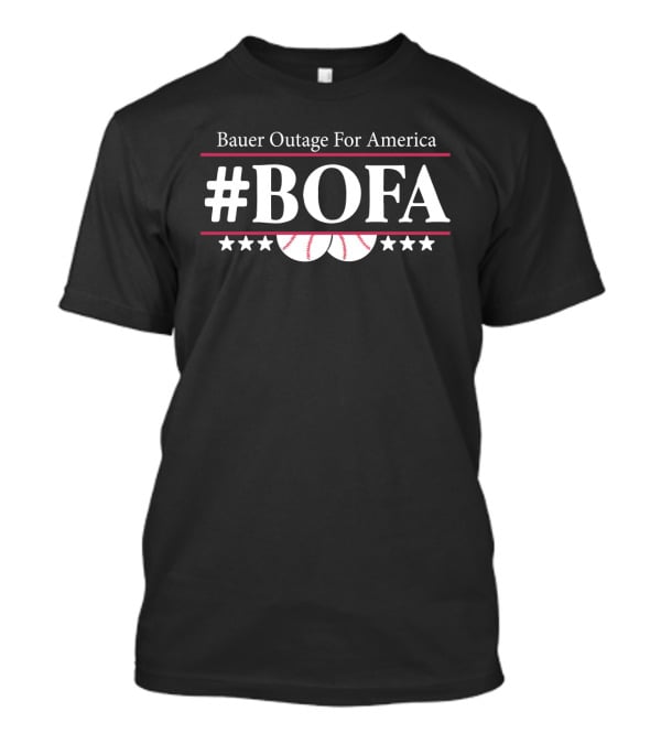 BOFA Bauer Outage For America Baseball Stars T-Shirt