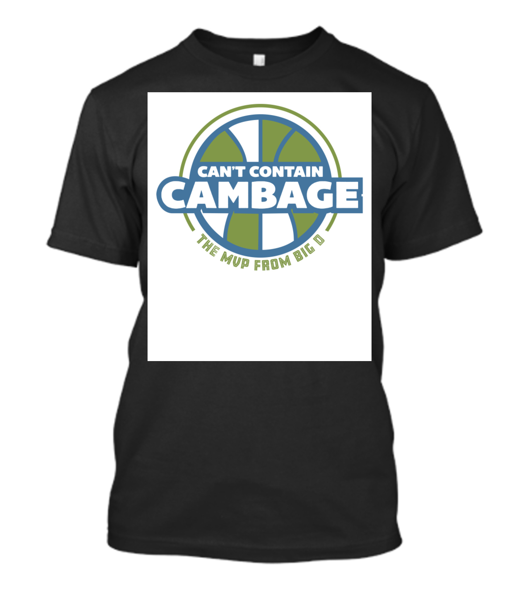 Can't Contain Cambage The Mvp From Big D T-Shirt