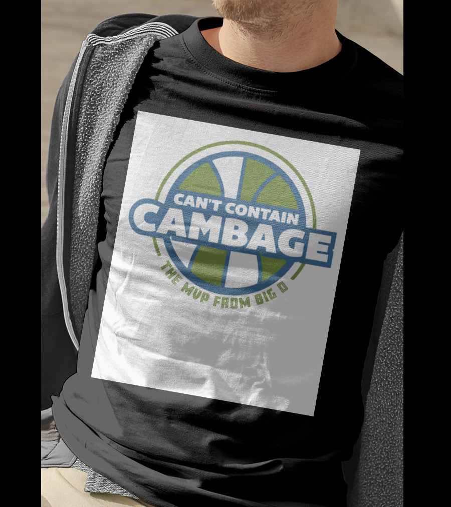 Can't Contain Cambage The Mvp From Big D T-Shirt