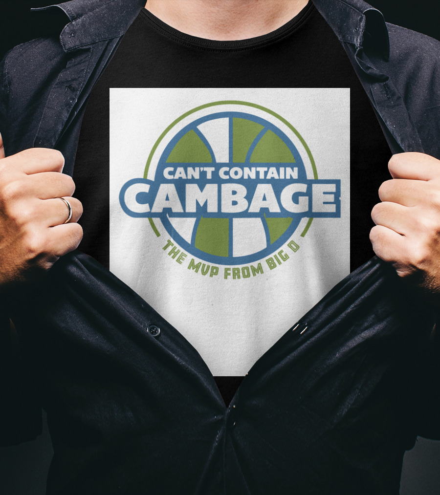 Can't Contain Cambage The Mvp From Big D T-Shirt