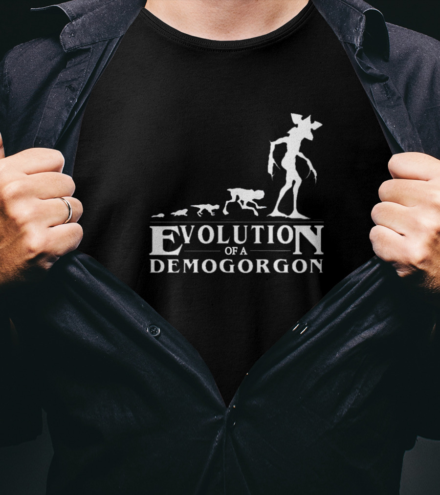 Stranger Things Demogorgon Evolution Progression T-Shirt