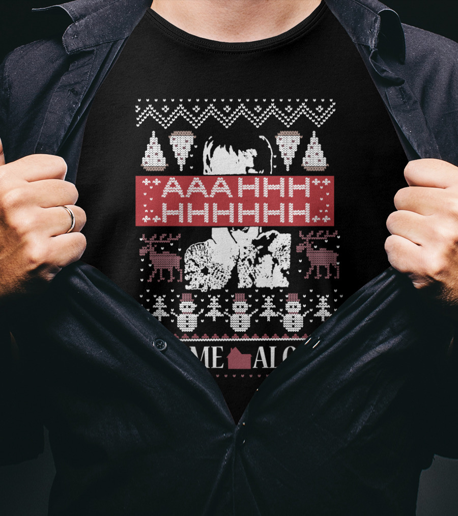 Home Alone Aaahhhhhhhhh Ugly Christmas T-Shirt