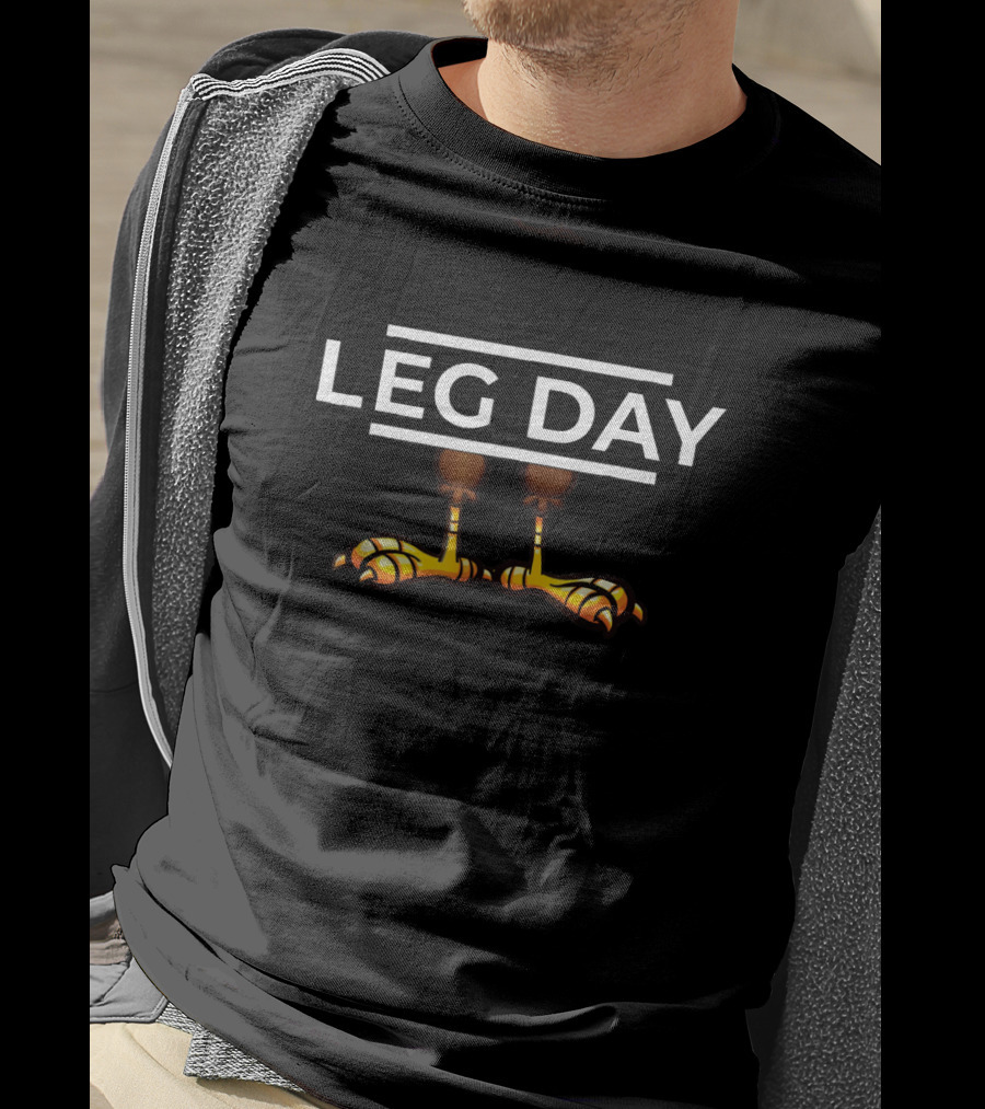 Leg Day Chicken Legs Humor Gym Fitness T-Shirt