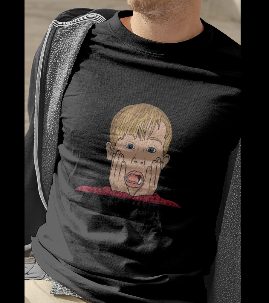 Merry Christmas Ya Filthy Animal Home Alone Surprise Expression Iconic Phrase T-Shirt