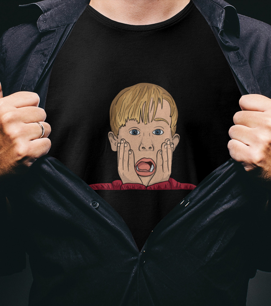 Merry Christmas Ya Filthy Animal Home Alone Surprise Expression Iconic Phrase T-Shirt