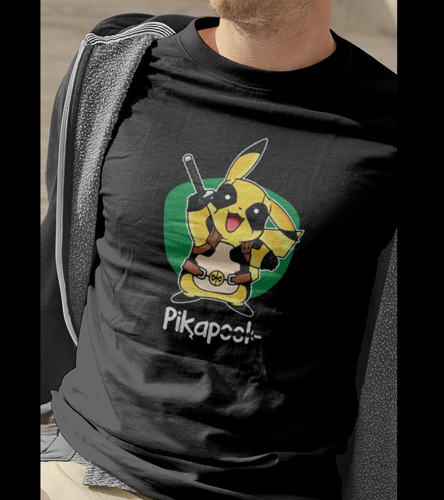 Pikapool Pikachu Deadpool Fusion T-Shirt