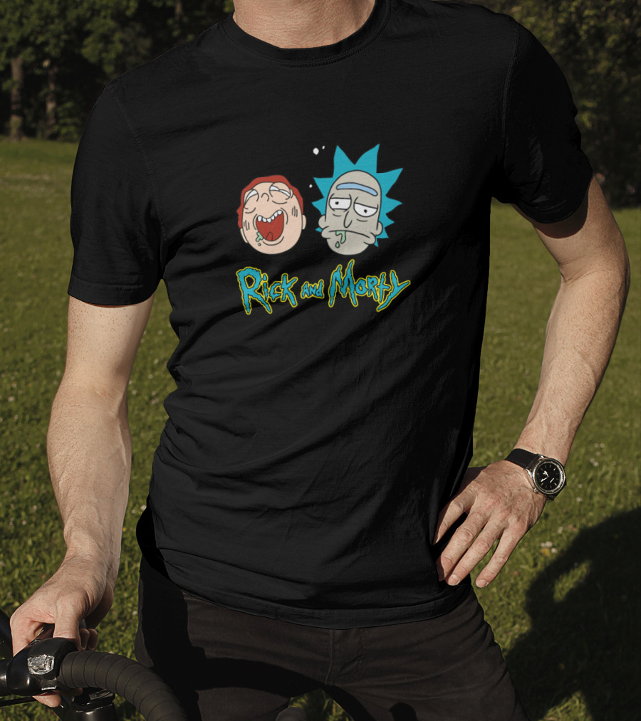 Rick And Morty Funny Faces Retro Style T-Shirt