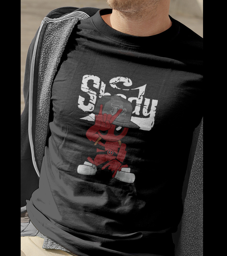 Shady Records Baby Deadpool D12 Logo Hat Character T-Shirt