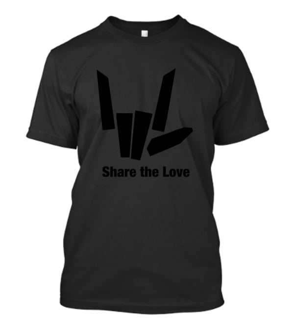 Share The Love Carter Sharer Hand Gesture T-Shirt