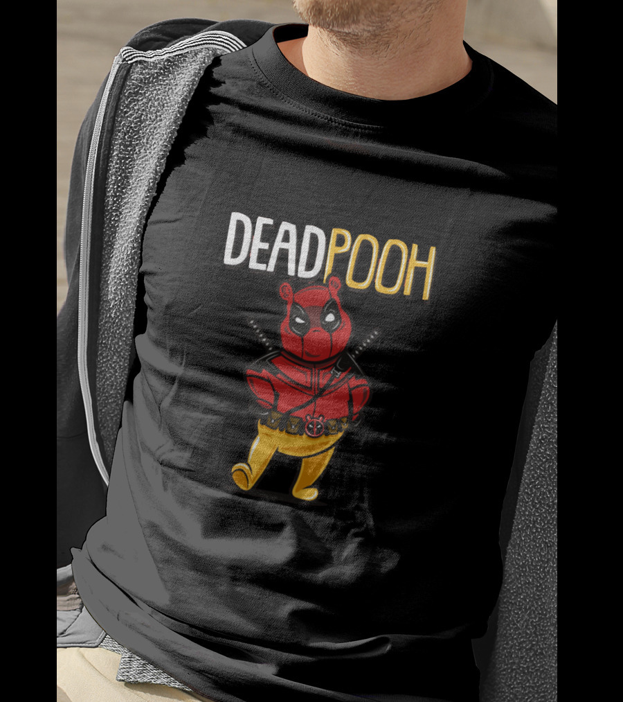 Deadpooh Deadpool X Pooh Character Crossover Mashup T-Shirt