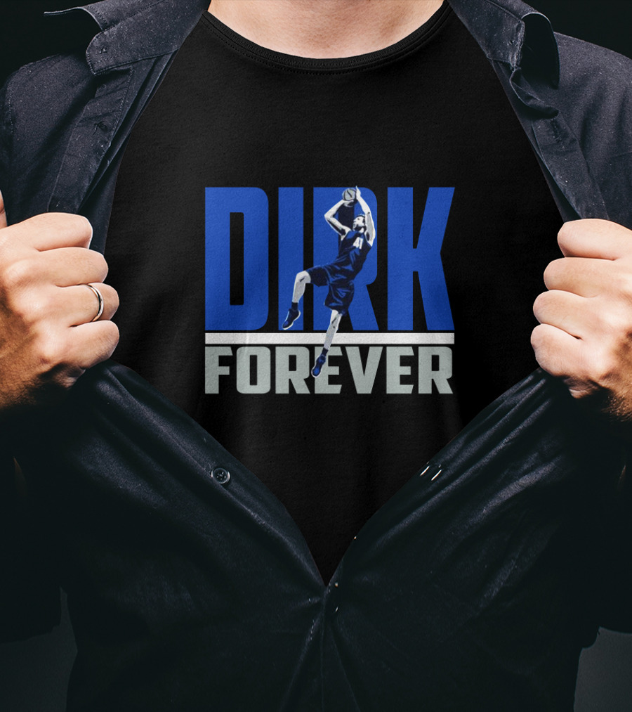 DIRK FOREVER Basketball Legend Iconic No. 41 T-Shirt