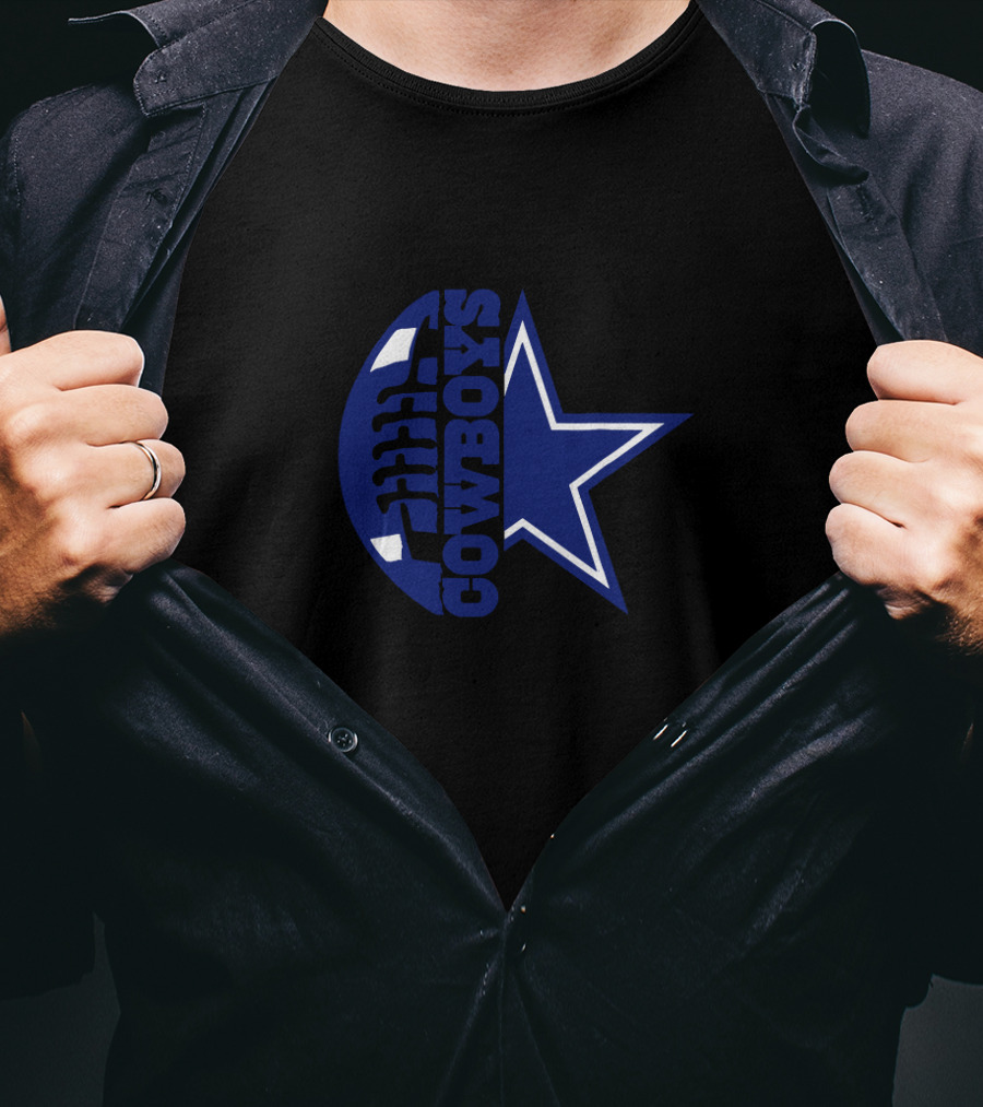 Dallas Cowboys Football Blue Star Logo Fan Merchandise T-Shirt