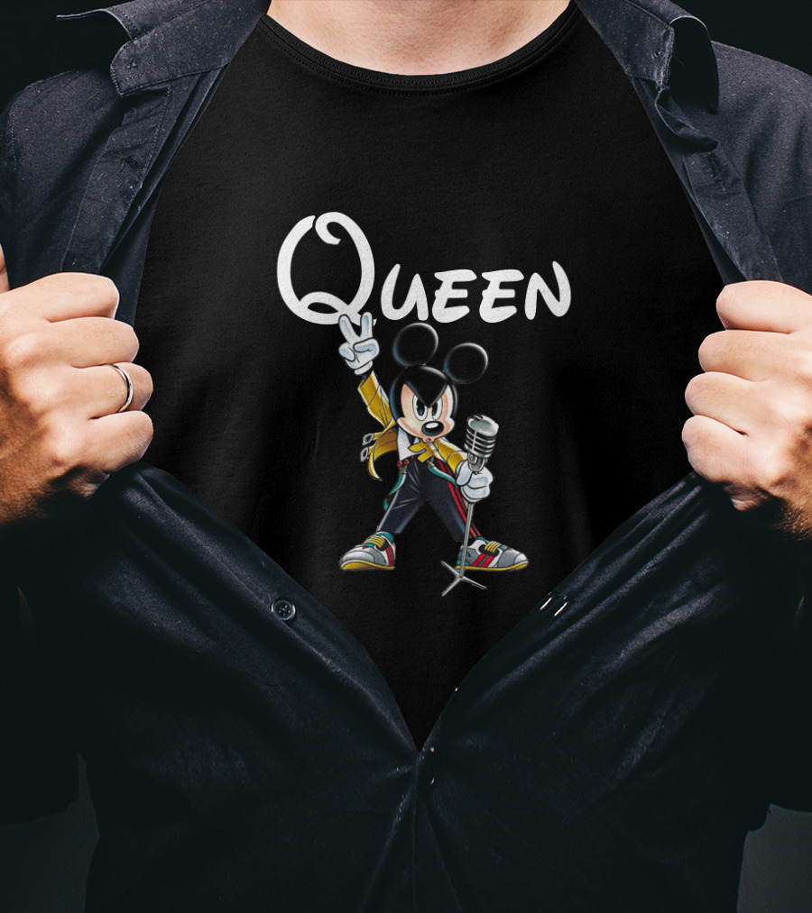Queen Mickey Freddie Mercury Christmas T-Shirt