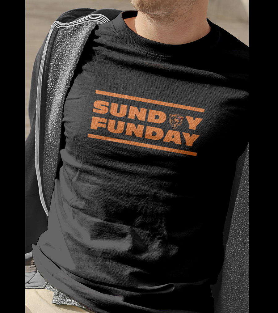 Sunday Funday Chicago Bears Bear T-Shirt
