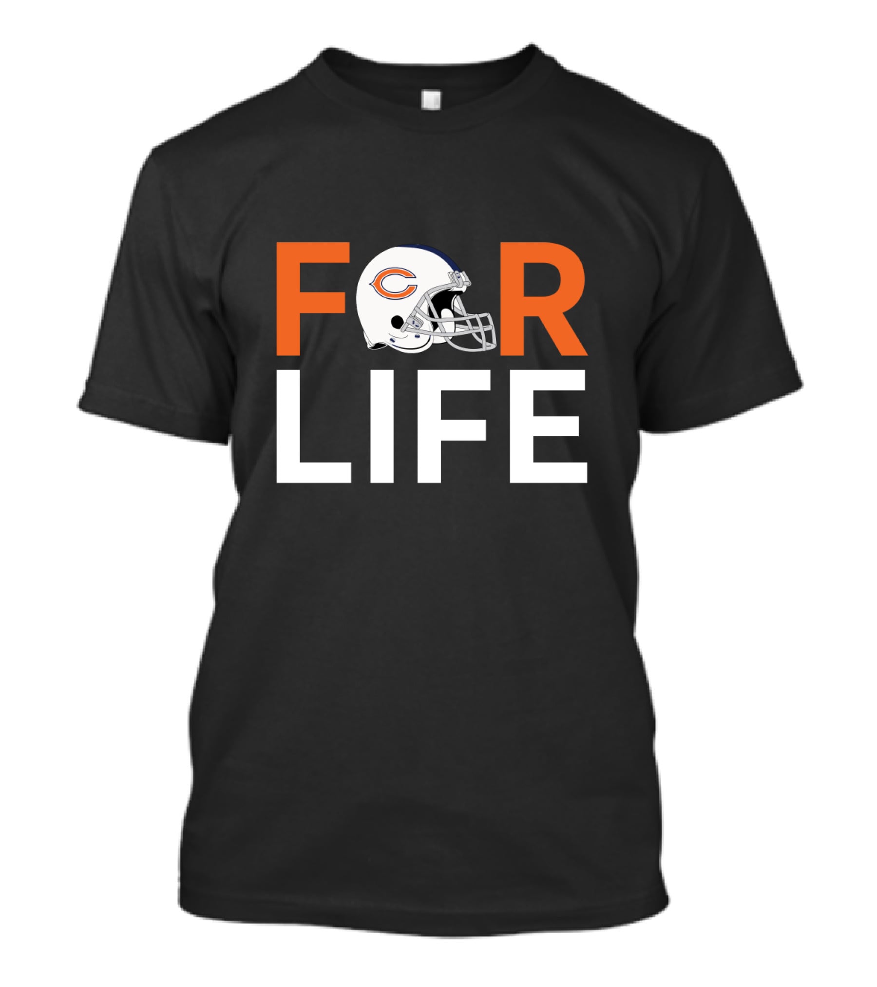 Chicago Bears Helmet For Life For Fans T-Shirt