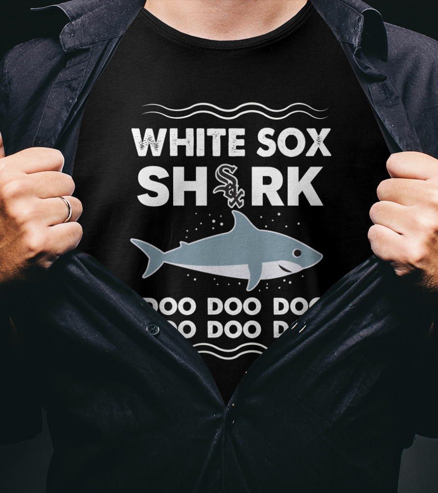 White Sox Shark Doo Doo Doo Song Parody With Chicago Team T-Shirt