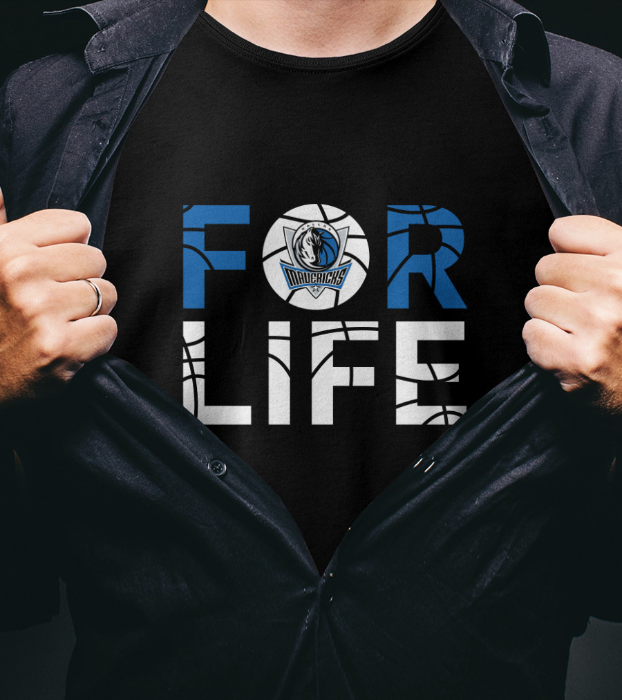 Dallas Mavericks For Life Basketball Fans T-Shirt