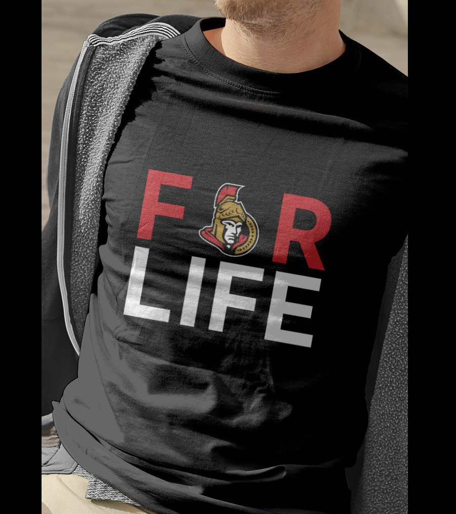 Ottawa Senators For Life Fan Pride Senators T-Shirt