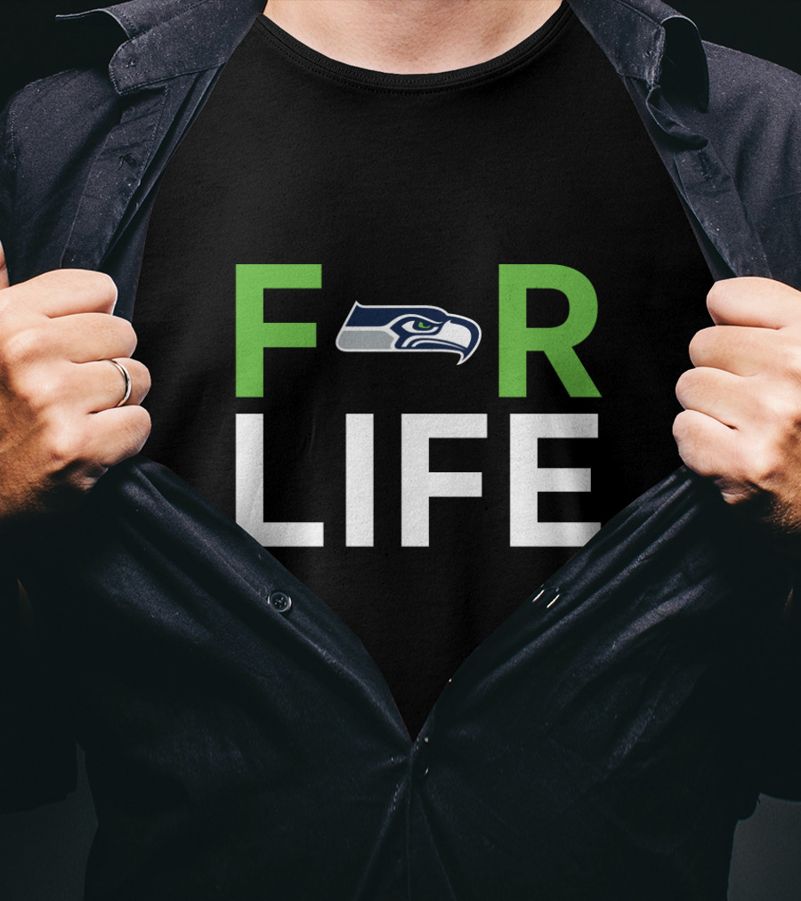 For Life Seahawks Fan Loyalty Nfl Team Spirit T-Shirt