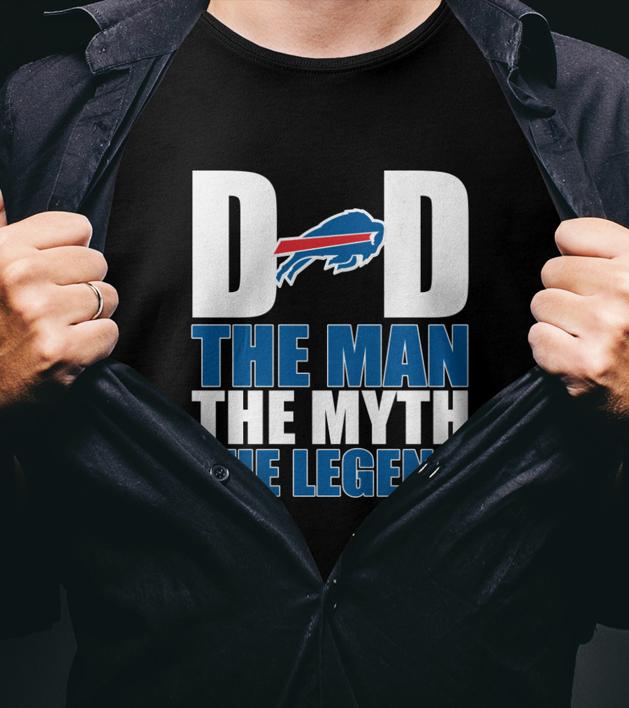 Dad The Man The Myth The Legend Buffalo Bills T-Shirt