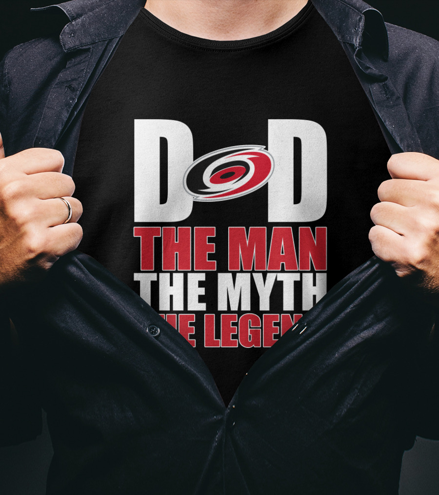 Carolina Hurricanes Dad The Man The Myth The Legend T-Shirt