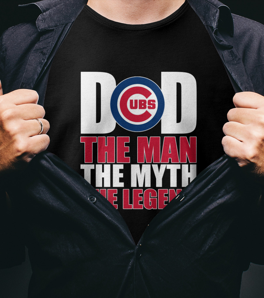 Chicago Cubs Dad The Man The Myth The Legend T-Shirt