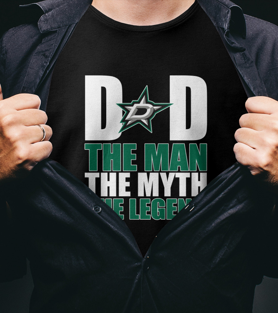 Dallas Stars Dad The Man The Myth The Legend T-Shirt