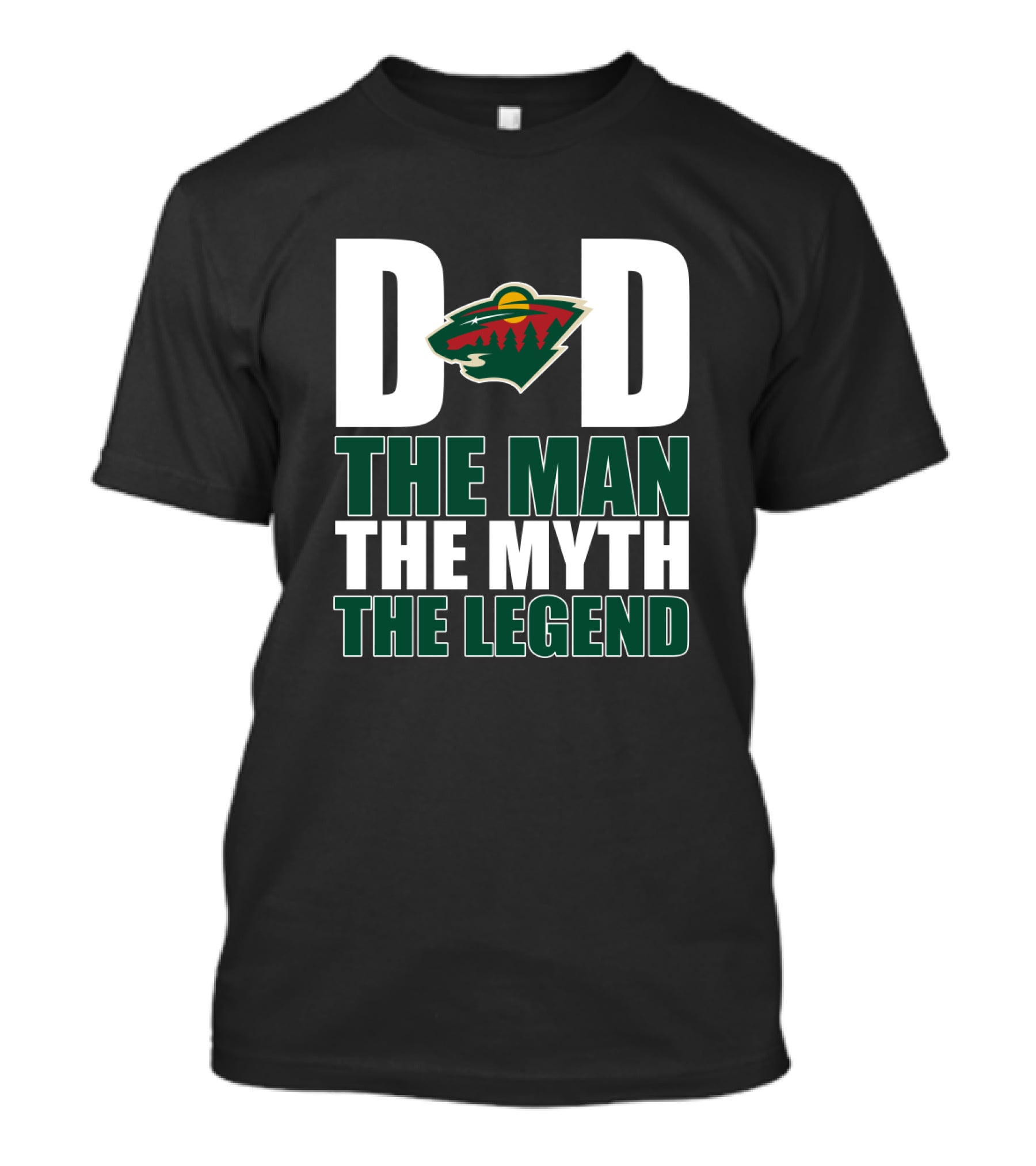 Minnesota Wild Dad The Man The Myth The Legend T-Shirt