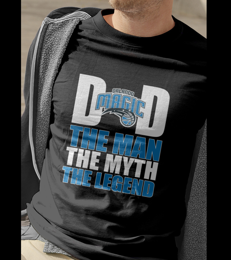 Orlando Magic Dad The Man The Myth The Legend Father's Day T-Shirt