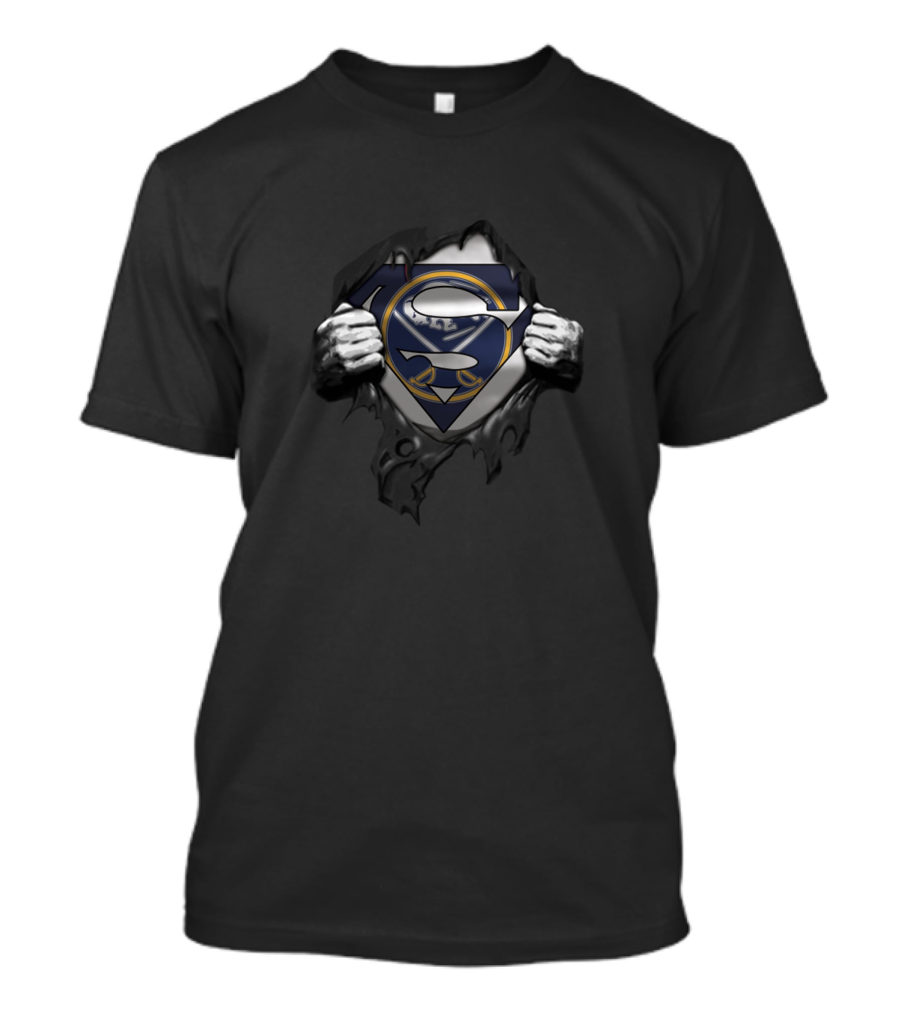 Buffalo Sabres Superman Logo Fans T-Shirt