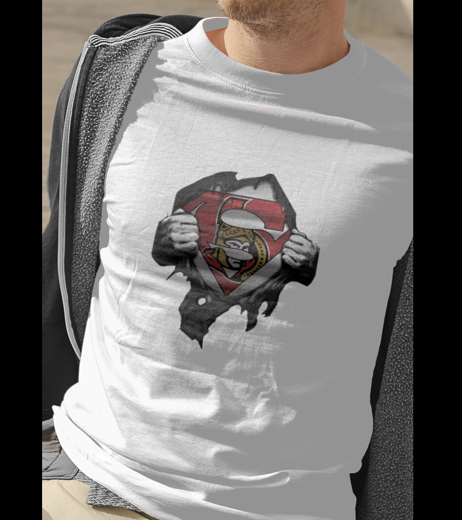 Ottawa Senators Superhero Conceptual Design For Fans T-Shirt