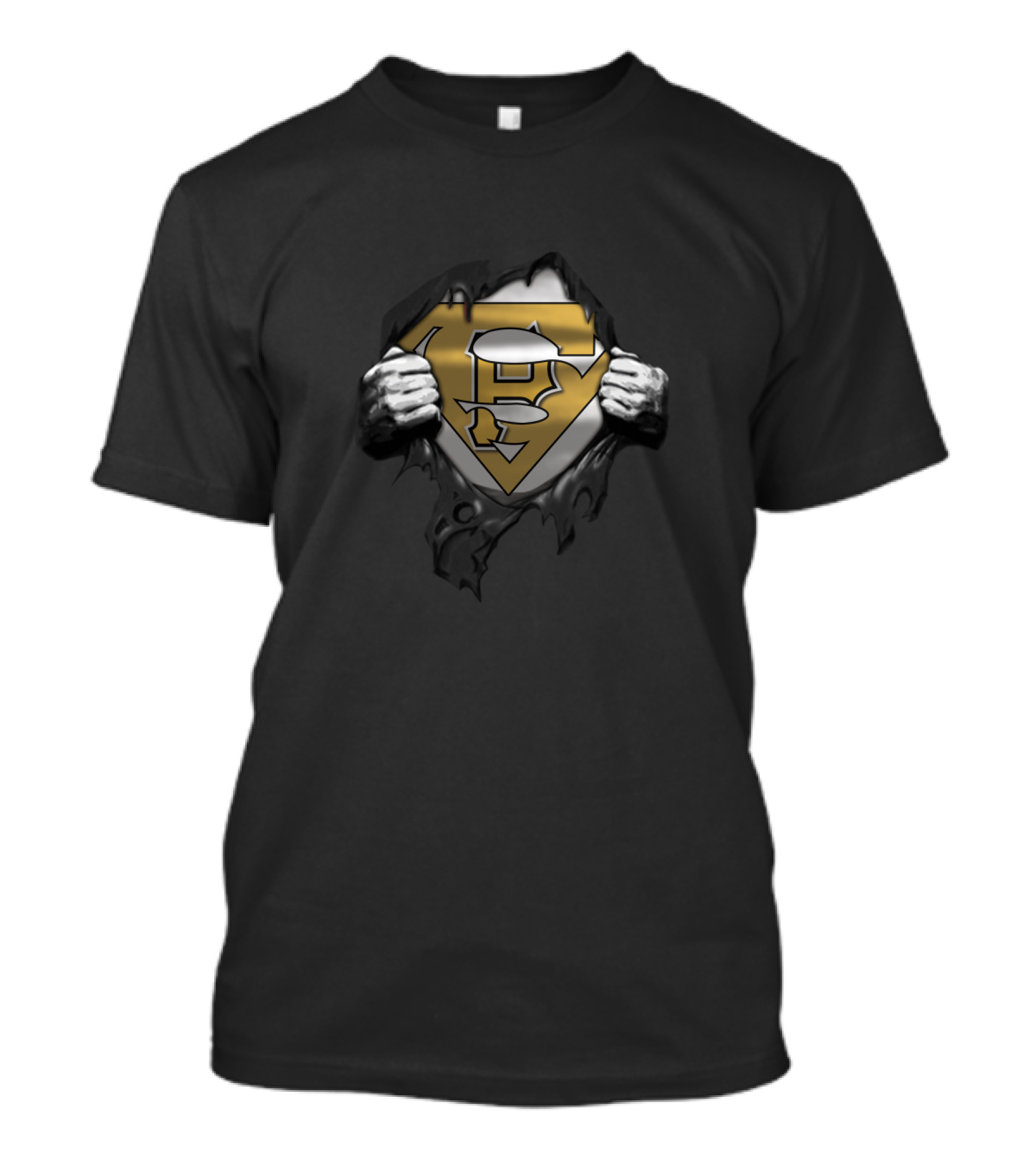 Pittsburgh Pirates Superman Logo Fan Fusion Redefined T-Shirt