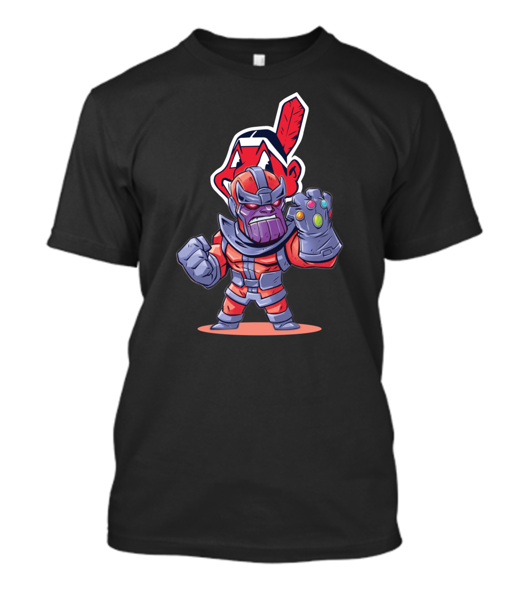 Cleveland Indians Chief Wahoo And Thanos Mashup Fan Art Marvel Crossover T-Shirt