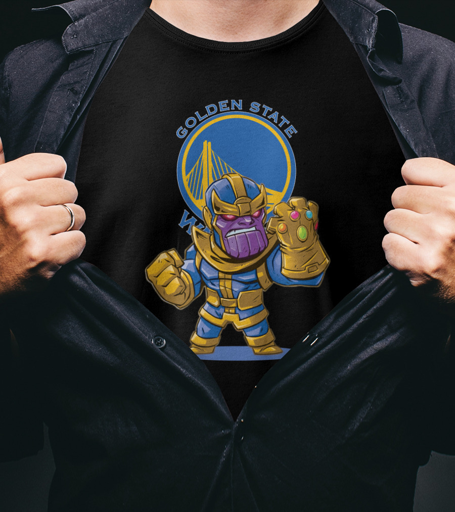 Golden State Warriors Thanos Crossover Fans T-Shirt