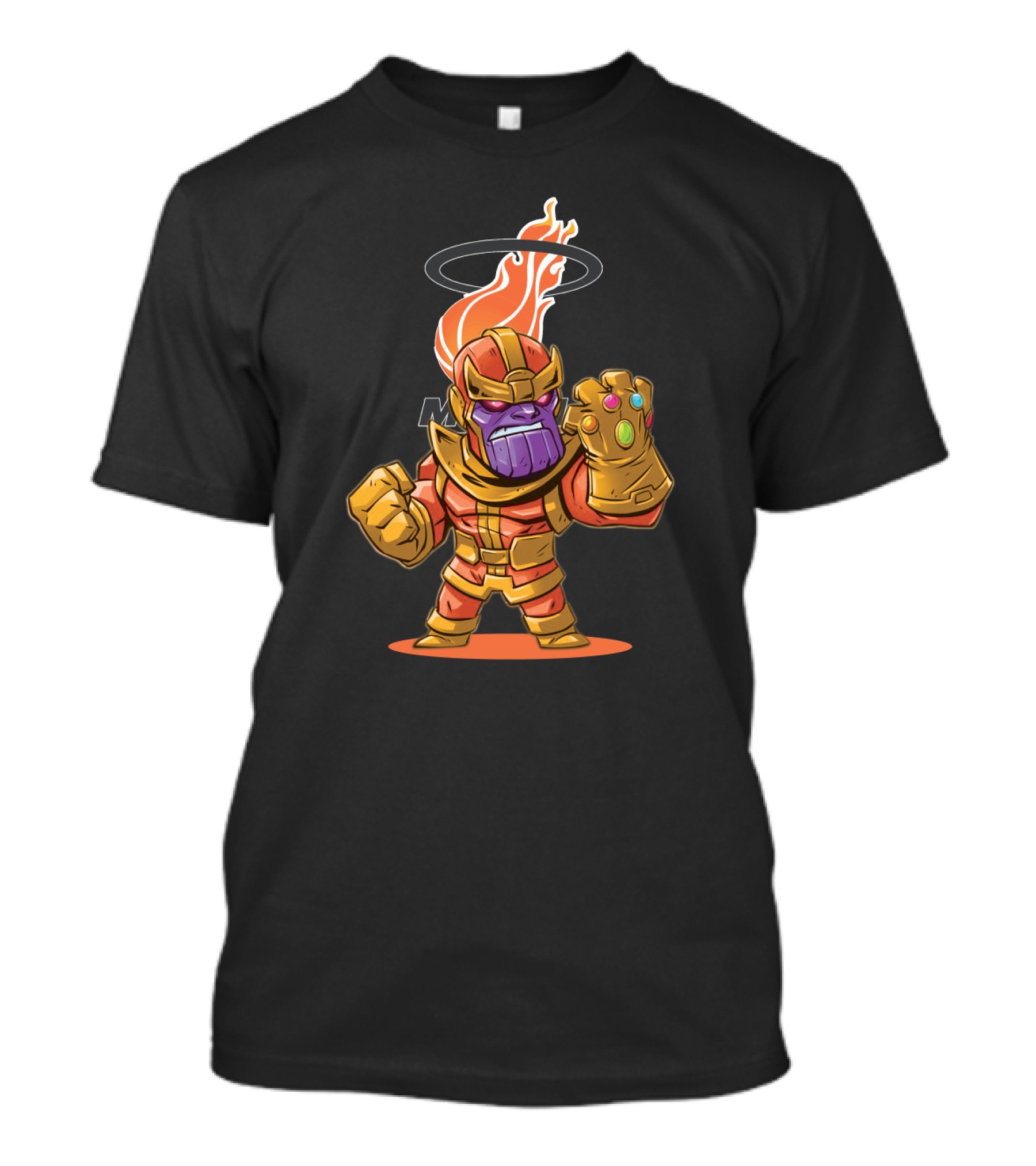 Miami Heat Fans Thanos Infinity Gauntlet Basketball Marvel T-Shirt